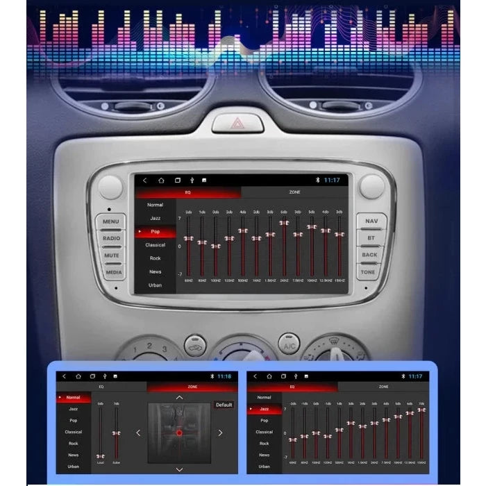 Navigatie Ford S-Max (2006-2015), Android, 1GB RAM 32GB, argintiu