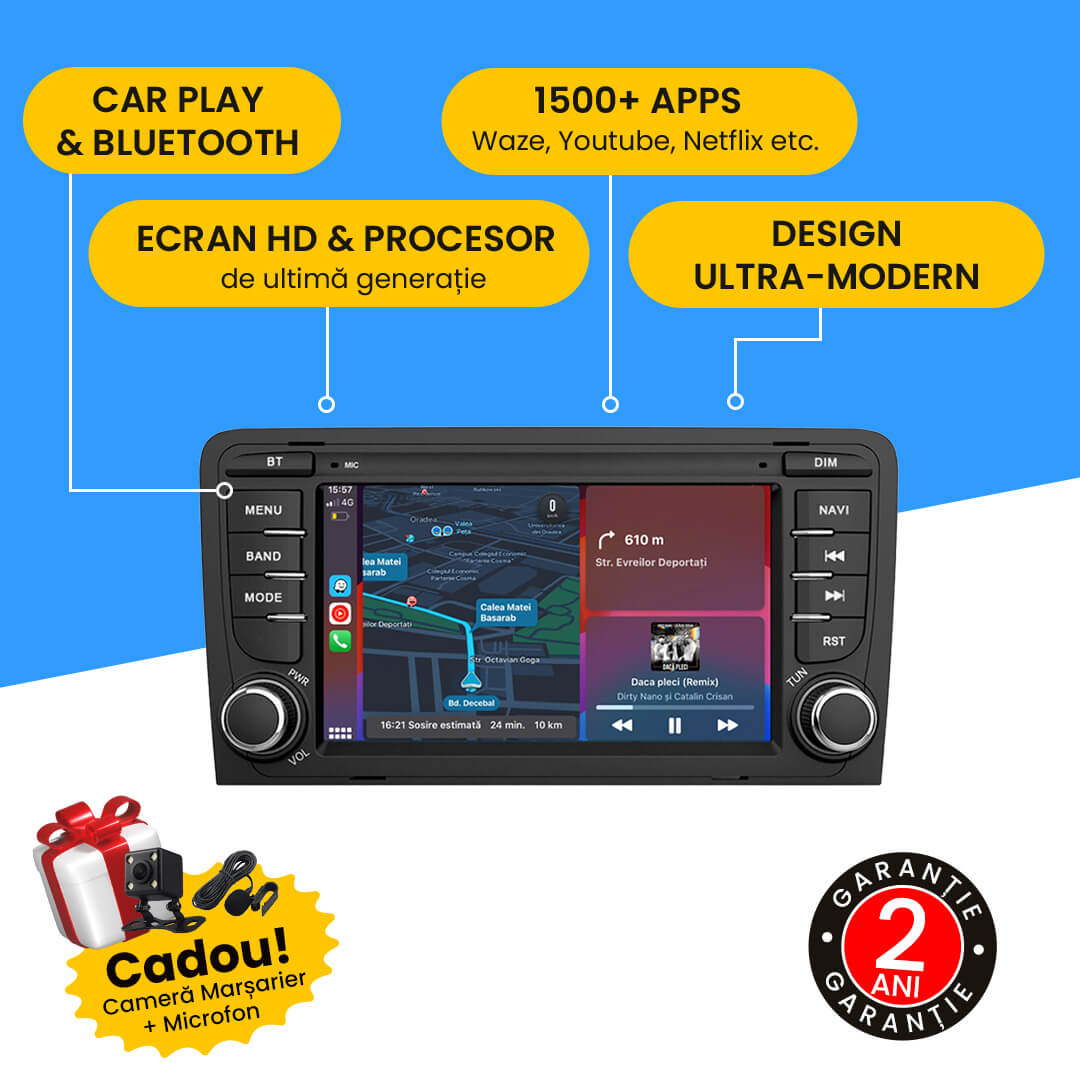 Navigatie audi a3 (2003-2013)