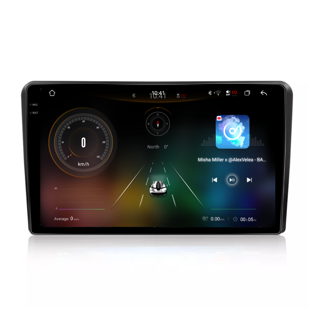 Navigatie Audi A3 (2003-2011), Android, Ecran 9 inch 2K, 12GB RAM 256GB, 8-core