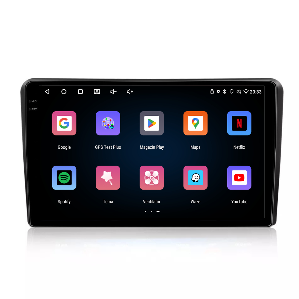 Navigatie Audi A3 (2003-2013), Android, Ecran 9 inch, 4GB RAM 64GB, 4-core