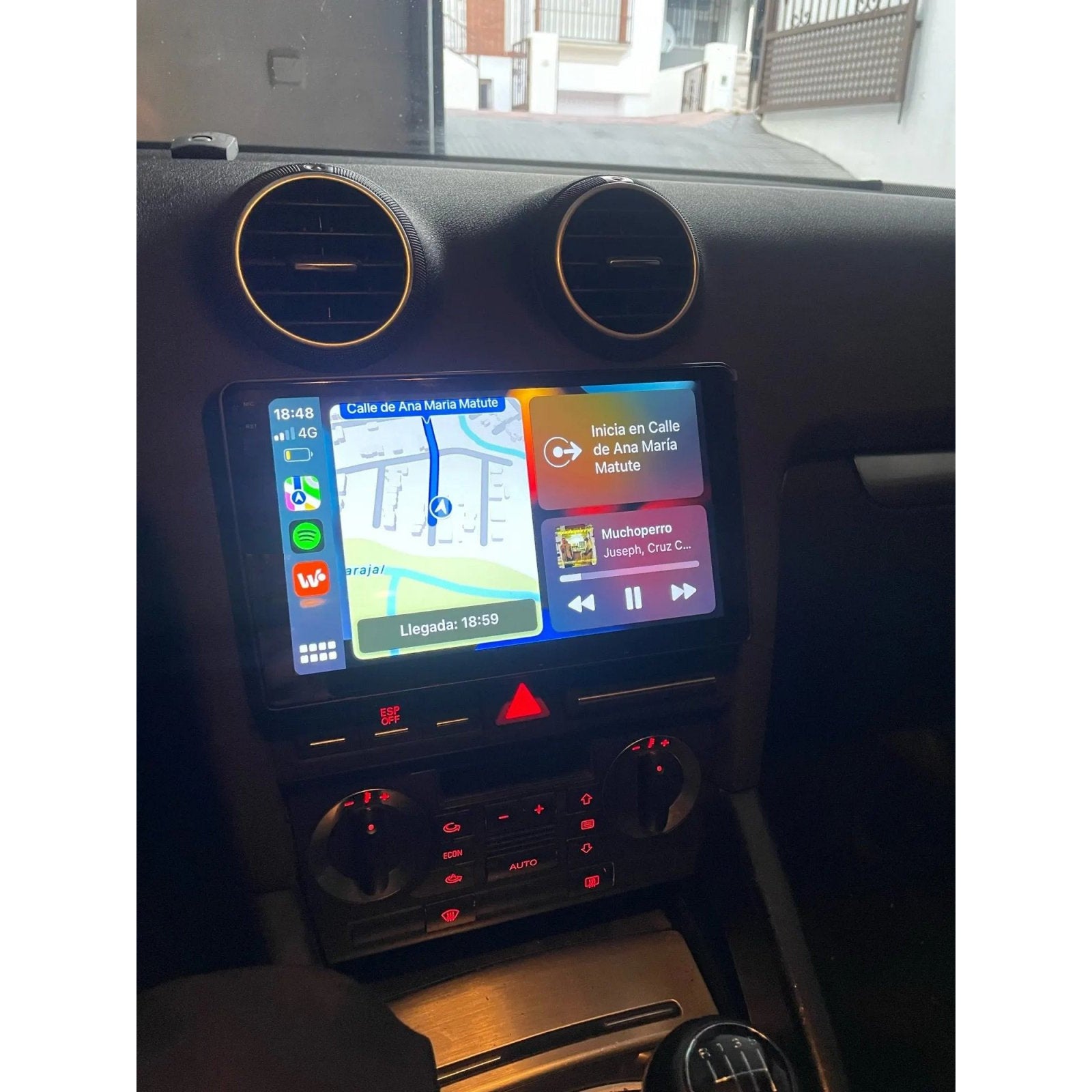 Navigatie Audi a3 2003 - 2013, Android 13,Ecran 2K, 8GB RAM 256GB, Octa Core, carplay /android auto