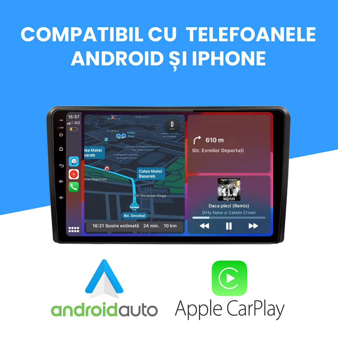 Navigatie Audi a3 2003 - 2013, Android