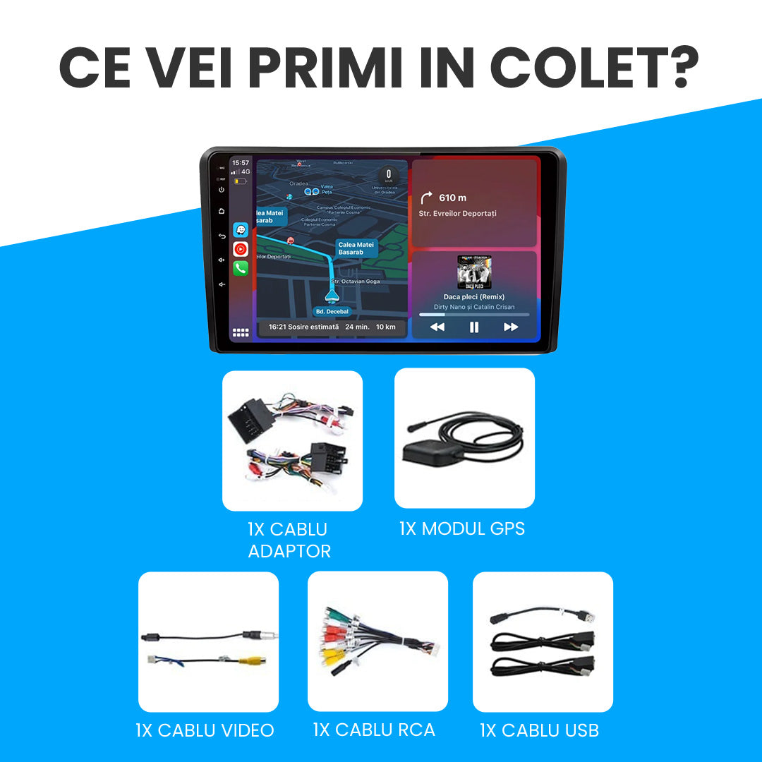 Navigatie Audi a3 2003 - 2013, Android