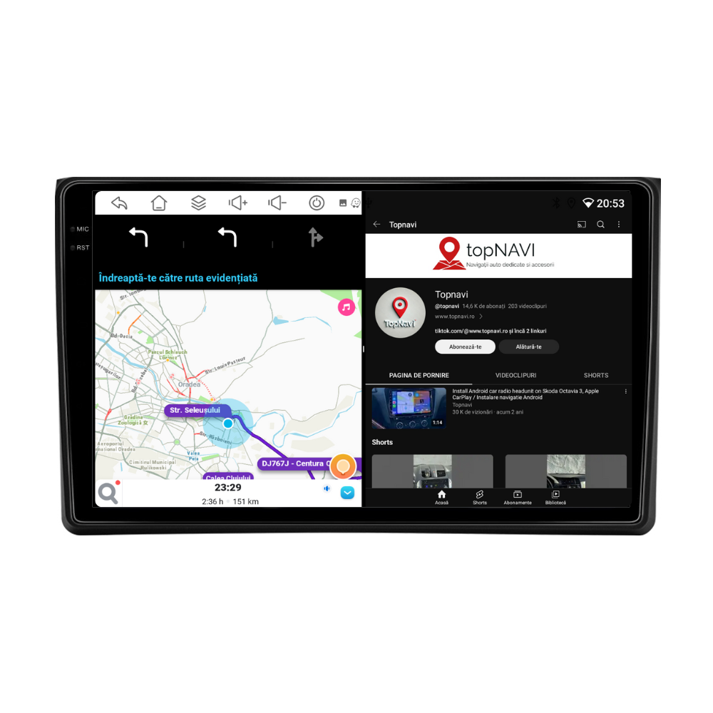 Navigatie Audi A4 (2002-2008), Android, Ecran 9 inch, 4GB RAM 64GB, 8-core