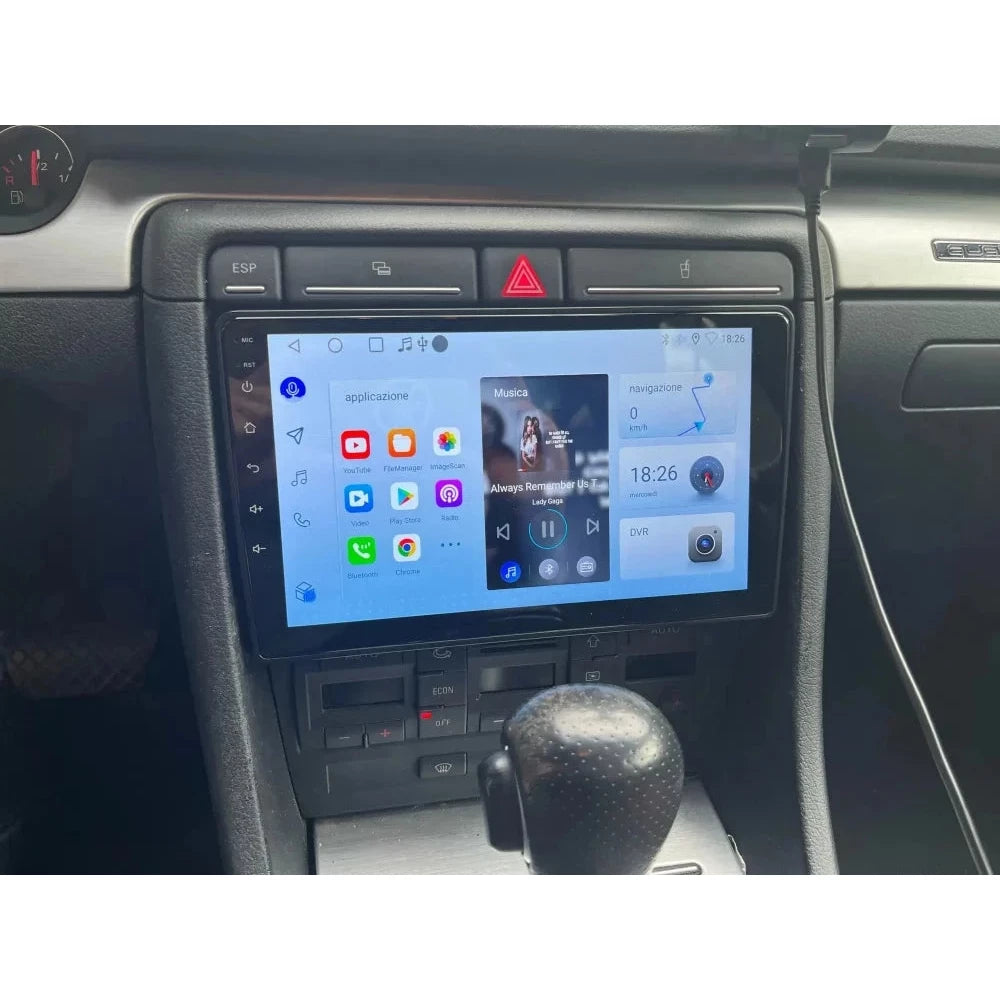 Navigatie Audi A4 (2002-2008), Android, Ecran 9 inch, 8GB RAM 256GB, 8-core