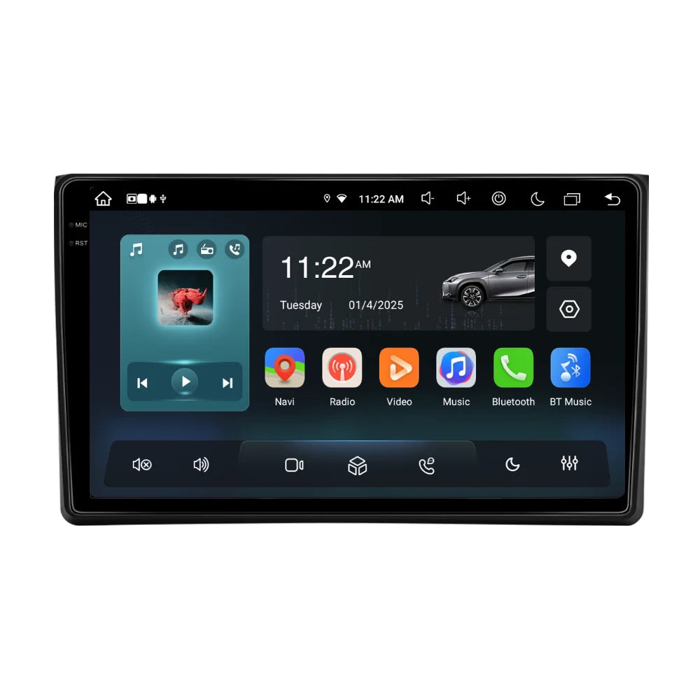 Navigatie Audi A4 (2002-2008), Android, Ecran 9 inch, 8GB RAM 256GB, 8-core