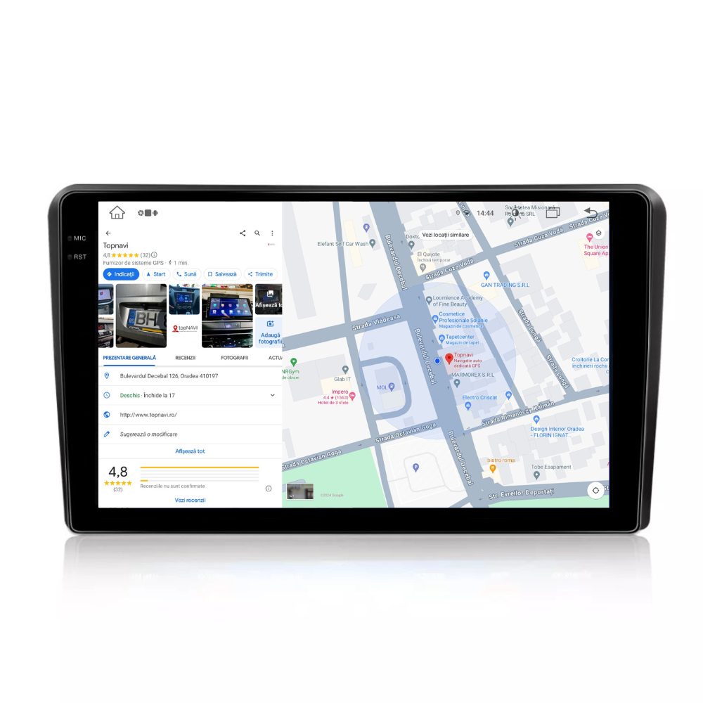 Navigatie Audi a3 2003 - 2013, Android 13,Ecran 2K, 4GB RAM 64GB, Octa Core, carplay /android auto