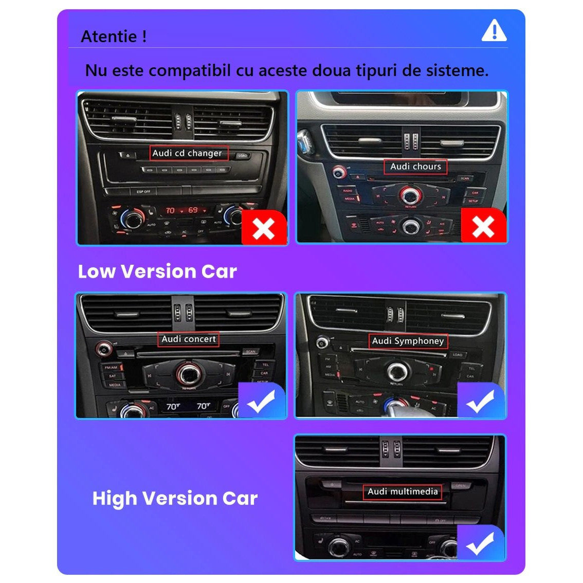 Navigatie Audi A5 B8 B8.5 2009-2016, Android, Carplay, 4GB RAM 64GB, carplay / android auto