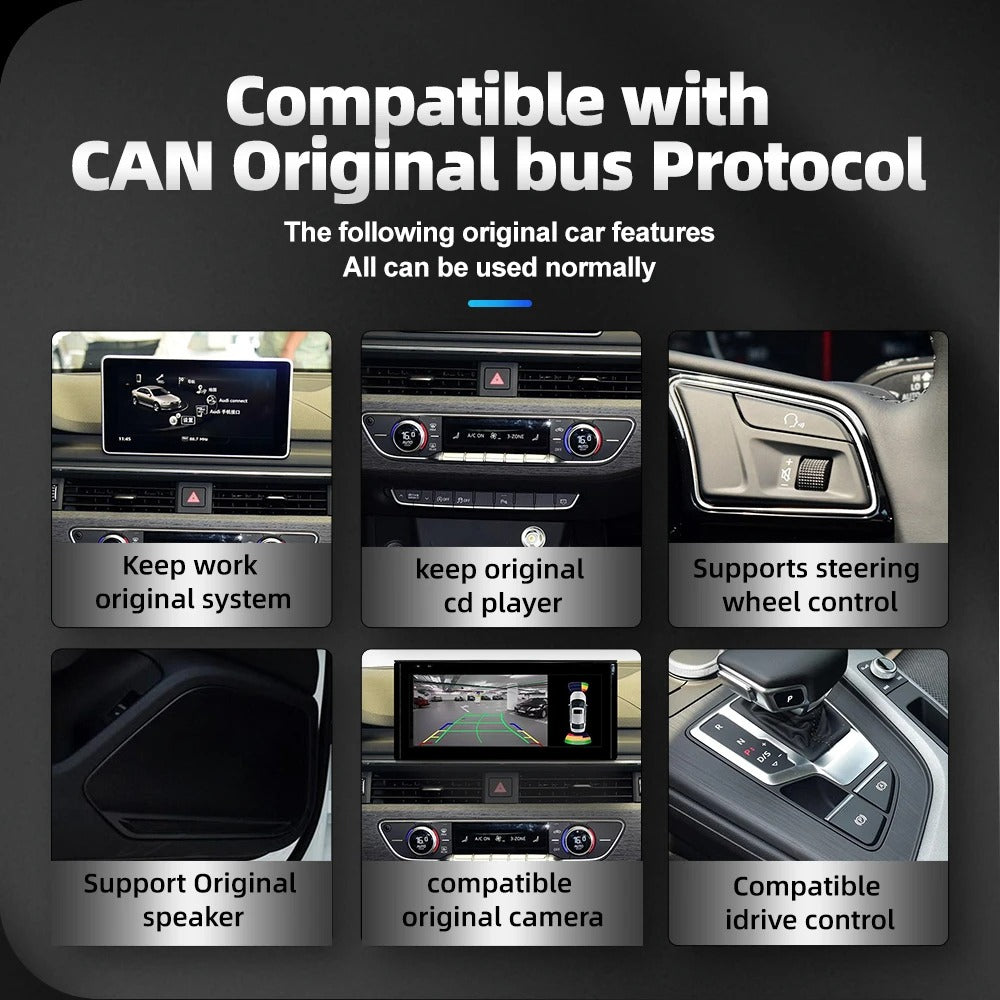 Navigatie Audi A4 B9 (2015-2023),12.5 inch 2K, 8GB RAM, carplay / android auto