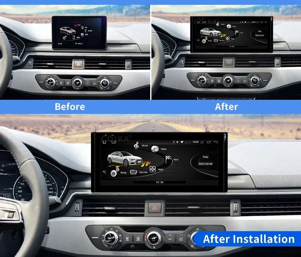 Navigatie Audi A4 B9 (2015-2023),12.5 inch, 8GB RAM, carplay / android auto