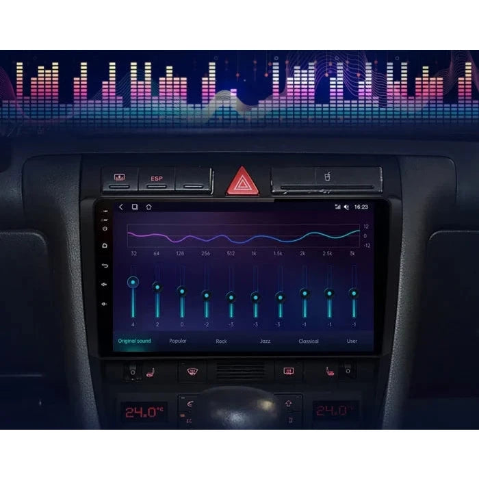 Navigatie audi a6 c5 1997-2006, android 12, 1GB RAM, wifi, waze, youtube, google maps, bluetooth