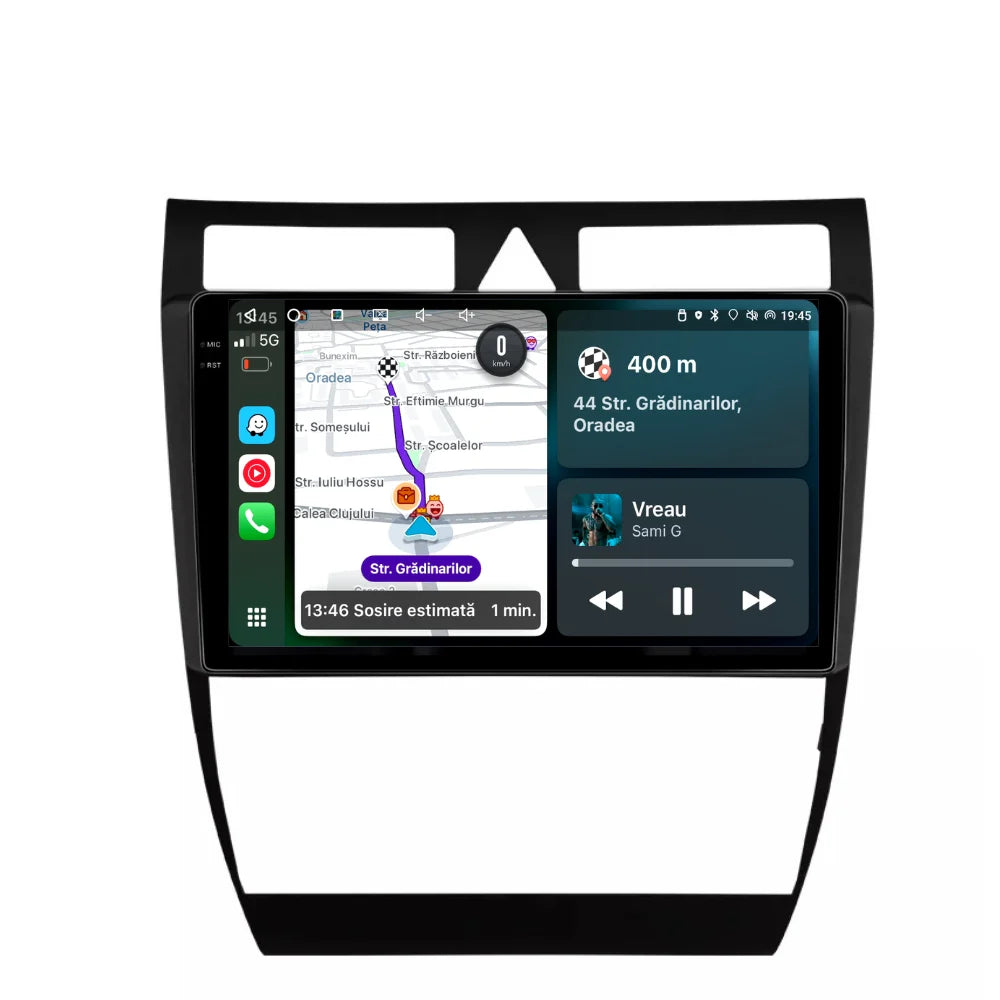 Navigatie Audi a6 c5 (1997-2006), Android, Ecran 9 inch 2K, 12GB RAM 256GB, 8-core