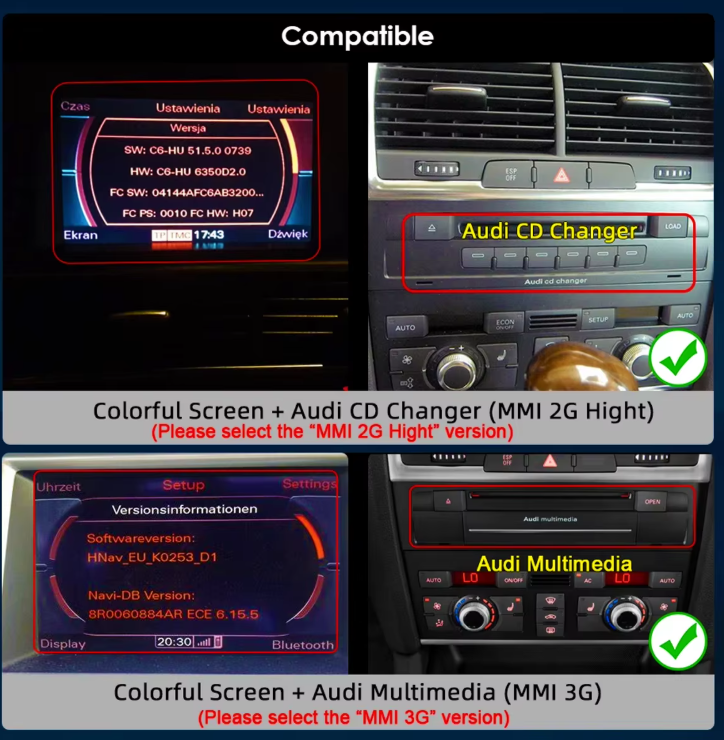 Navigatie Audi Q7 (2005-2015) Android, Ecran 8.8 inch, 8GB RAM 256GB