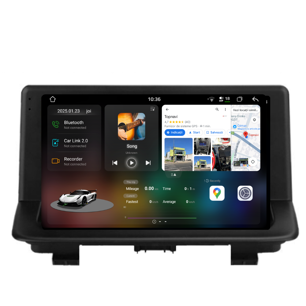 Navigatie Audi Q3 (2011-2018), Android, Ecran 9 inch 2K, 12GB RAM 256GB, 8-core
