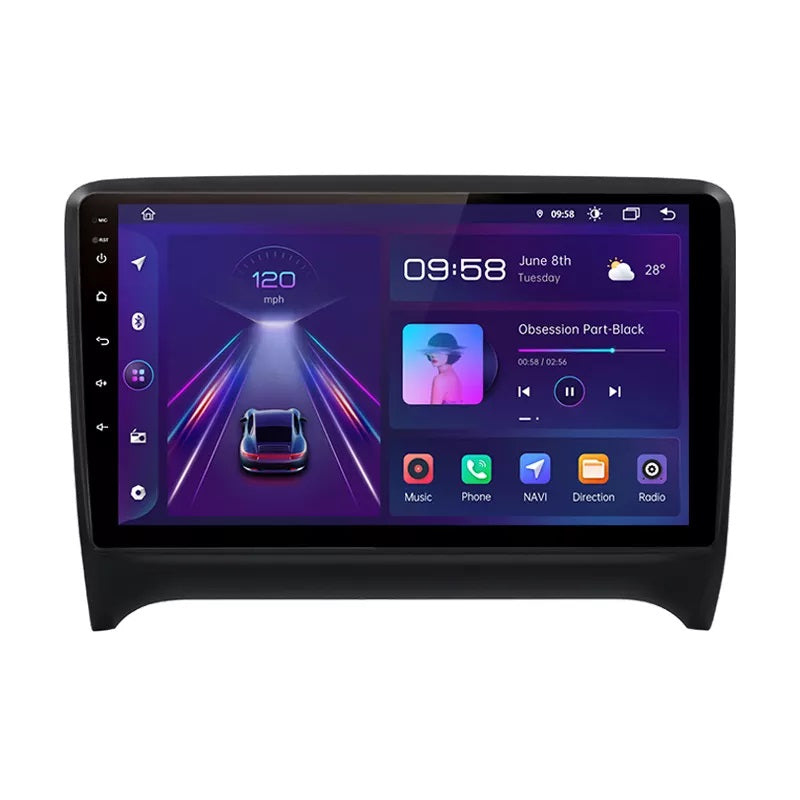 Navigatie audi TT 2006-2014, Android 12, 1GB RAM 32GB, google maps, youtube, waze, wifi, bluetooth