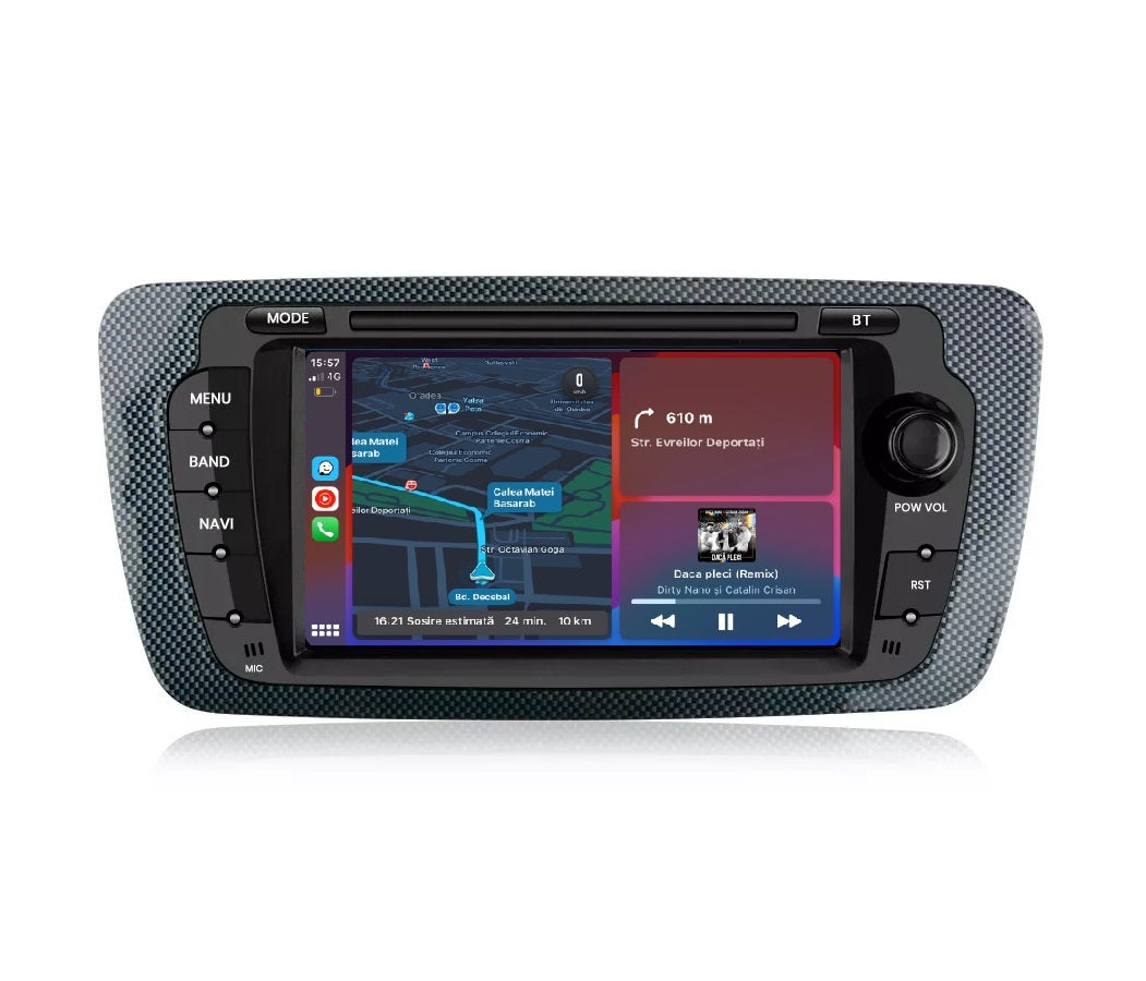 Navigatie Seat Ibiza 6J 2009-2013, Android, 2GB RAM 32GB, carplay / android auto