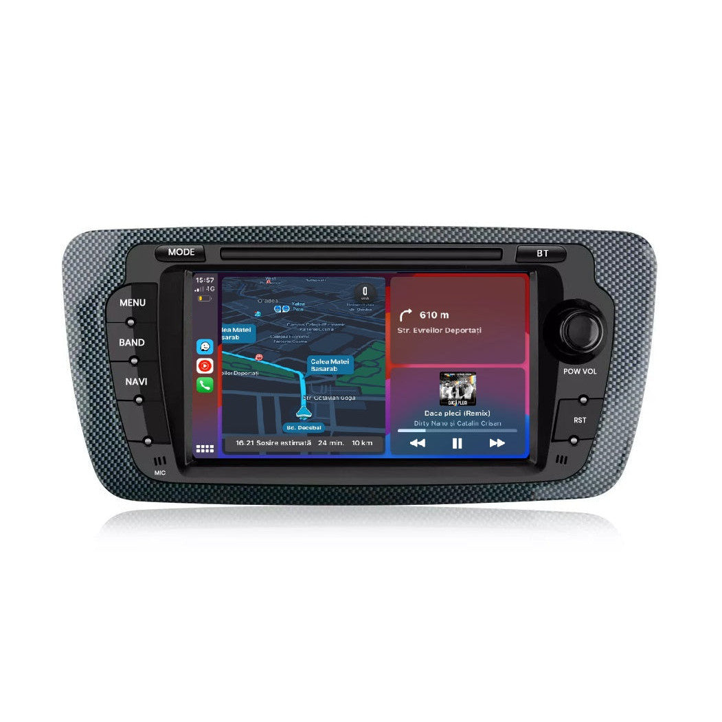 Navigatie Seat Ibiza 6J 2009-2013, Android, 4GB RAM 64GB, carplay / android auto