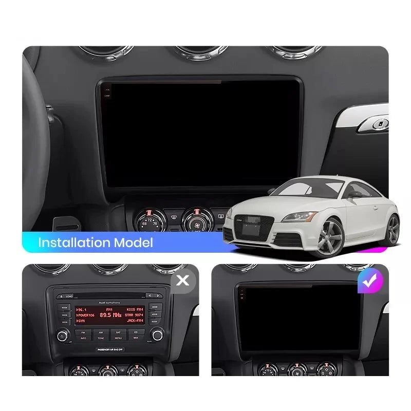 Navigatie Audi TT (2006-2014), Android, Ecran 9 inch, 2GB RAM 32GB