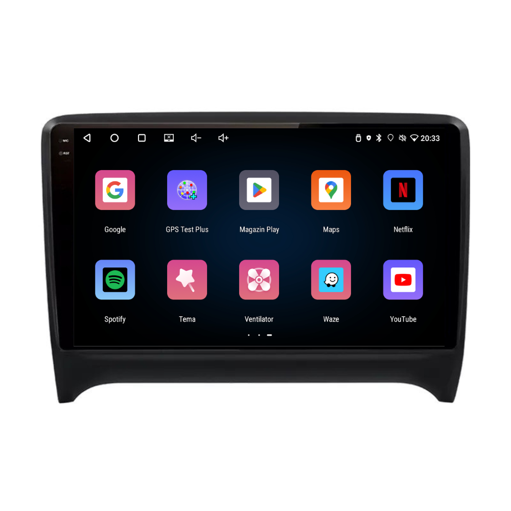 Navigatie Audi TT (2006-2014), Android, Ecran 9 inch, 2GB RAM 32GB