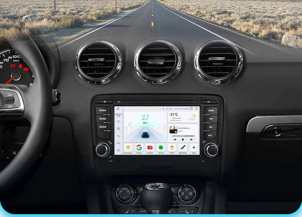 Navigatie audi TT (2006-2014), Android 12, 2GB RAM 64GB