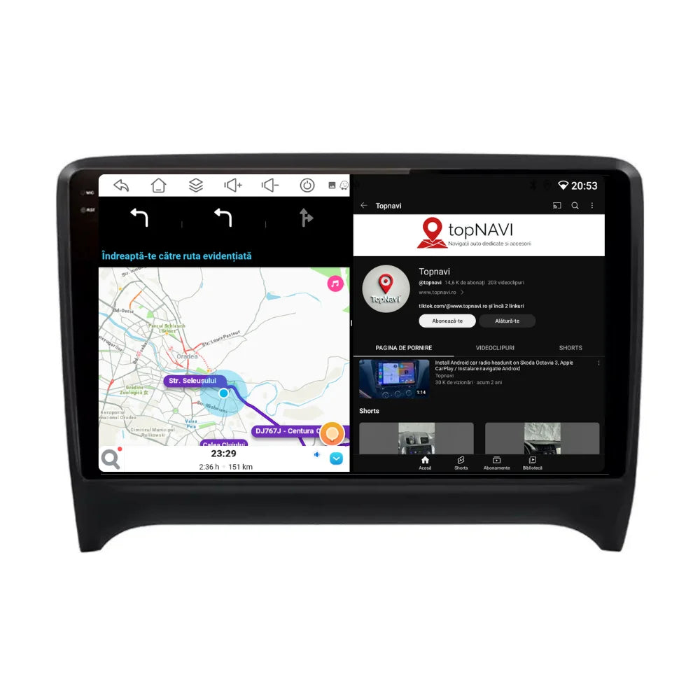 Navigatie Audi TT (2006-2014), Android, Ecran 2K, 8GB RAM 256GB, 8-core