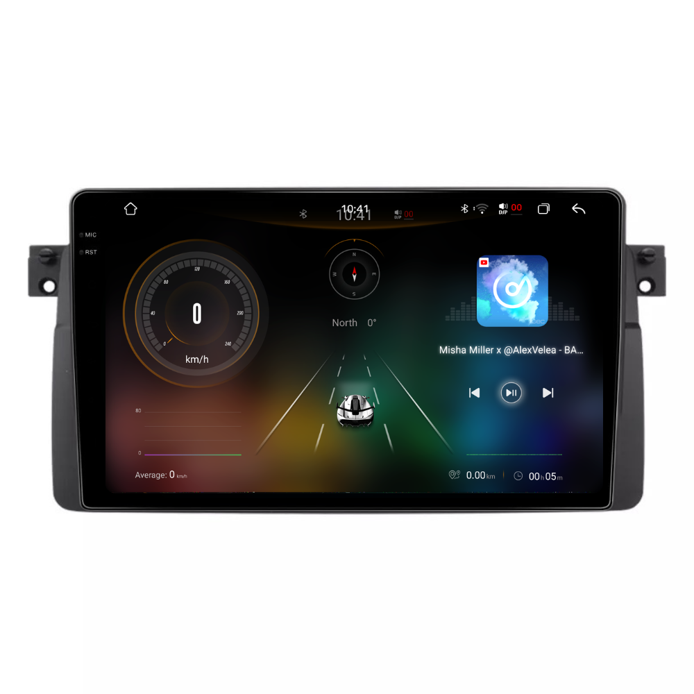 Navigatie BMW E46 (1998-2006), Android, Ecran 9 inch 2K, 12GB RAM 256GB, 8-core