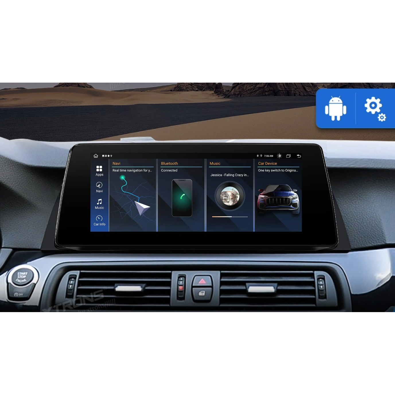 Navigatie Bmw Z4 (2012-2016), 8GB RAM 256GB, Ecran 10.25 inch, 8-core, sistem NBT