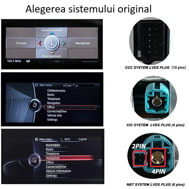 Navigatie Bmw Seria 1 (2003-2013), Android, 4GB 64GB, sistem Fara navigatie de fabrica