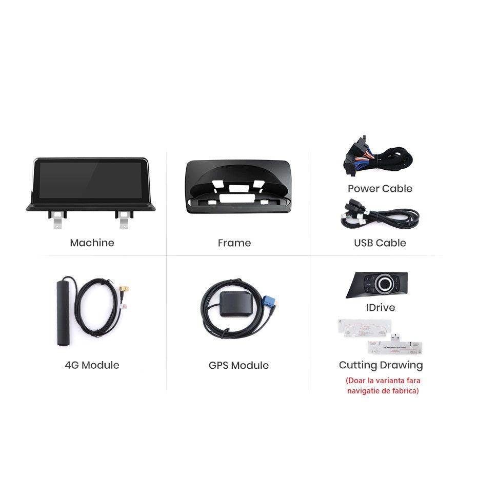 Navigatie Bmw Seria 1 (2003-2013), Android, 4GB 64GB, sistem Fara navigatie de fabrica