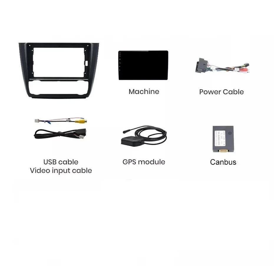 Navigatie BMW Seria 1 E81 E82 E87 E88 (2003-2014), Android 12, 1GB RAM 32GB, waze, youtube, google maps,bluetooth