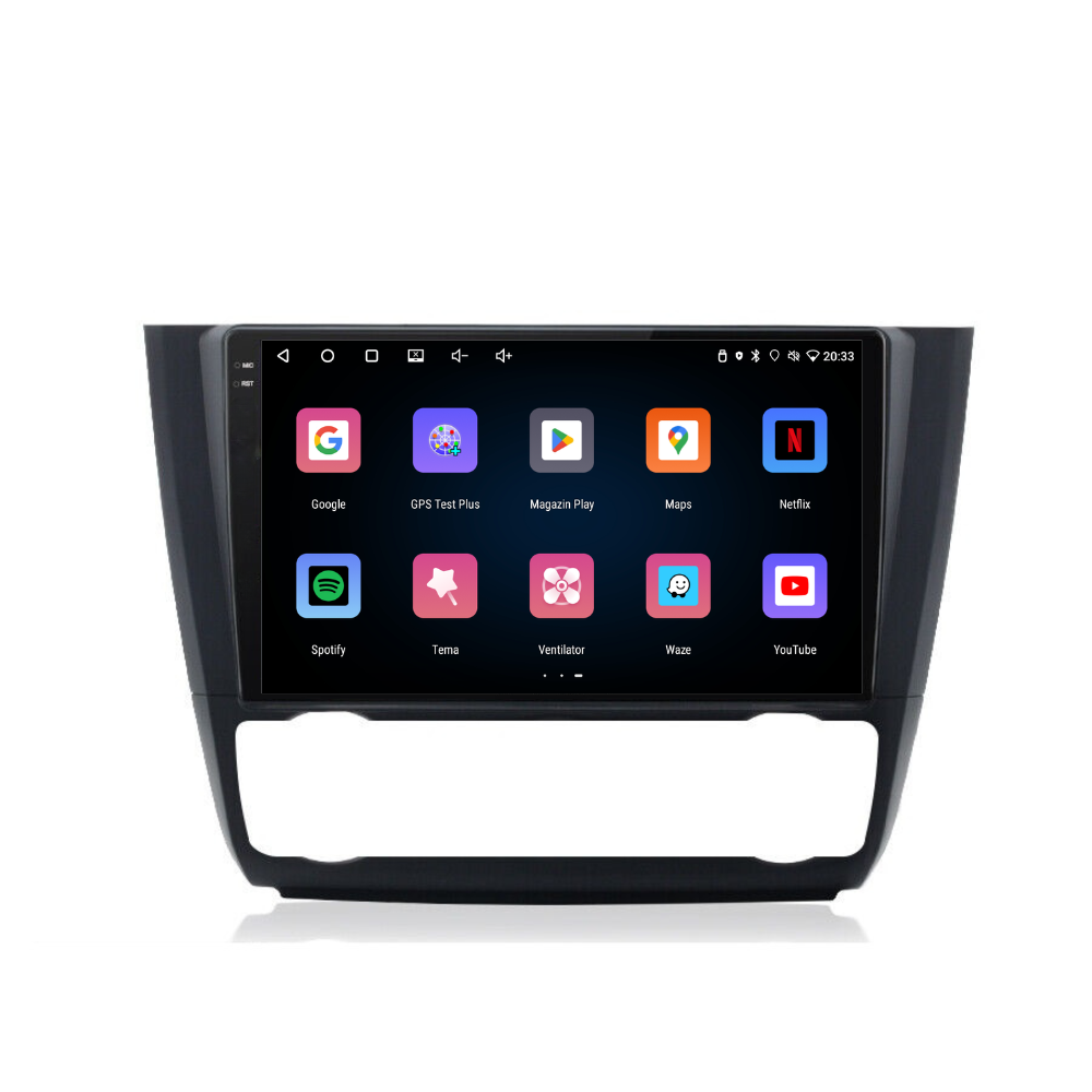 Navigatie Bmw Seria 1 E81 E82 E87 E88 (2003-2014), Android, Ecran 9 inch, 4GB RAM 64GB, 4-core