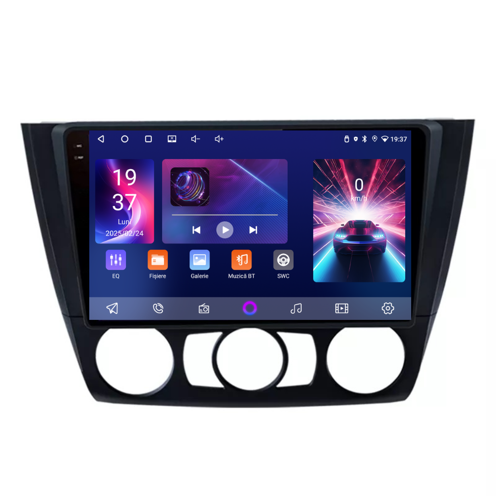 Navigatie Bmw Seria 1 E81 E82 E87 E88 (2003-2014), Android, Ecran 9 inch, 4GB RAM 64GB, 4-core