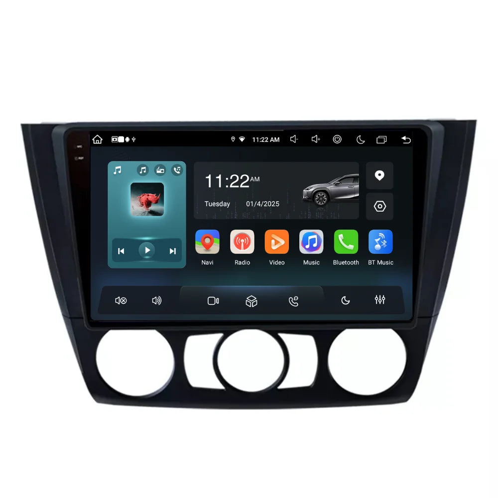 Navigatie Bmw Seria 1 E81 E82 E87 E88 (2003-2014), Android, Ecran 9 inch, 4GB RAM 64GB, 8-core
