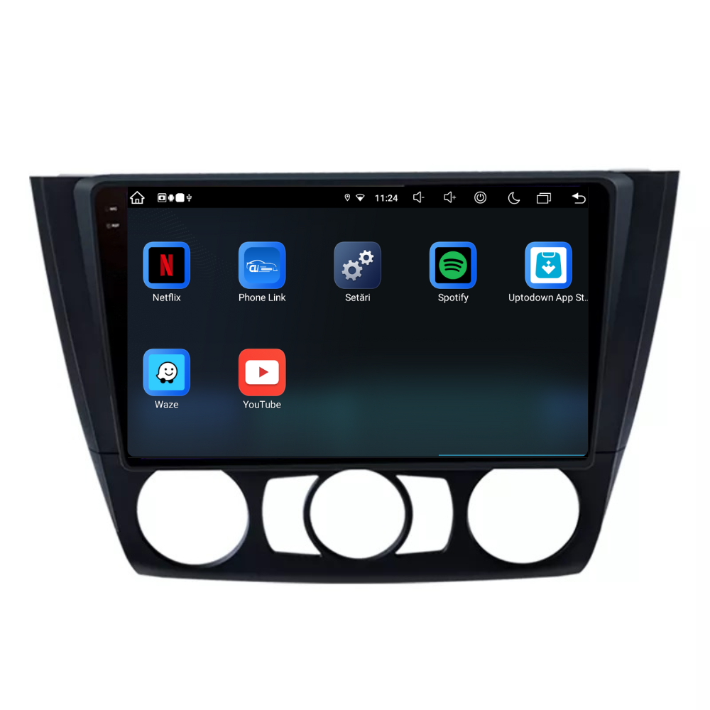Navigatie Bmw Seria 1 E81 E82 E87 E88 (2003-2014), Android, Ecran 9 inch, 4GB RAM 64GB, 8-core