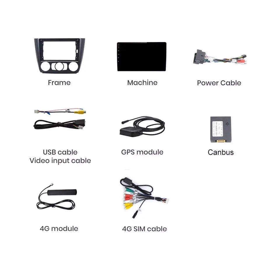 Navigatie Bmw Seria 1 E87 / E88 (2004-2011), Android, Ecran 2K, 8GB RAM 256GB, 8-core