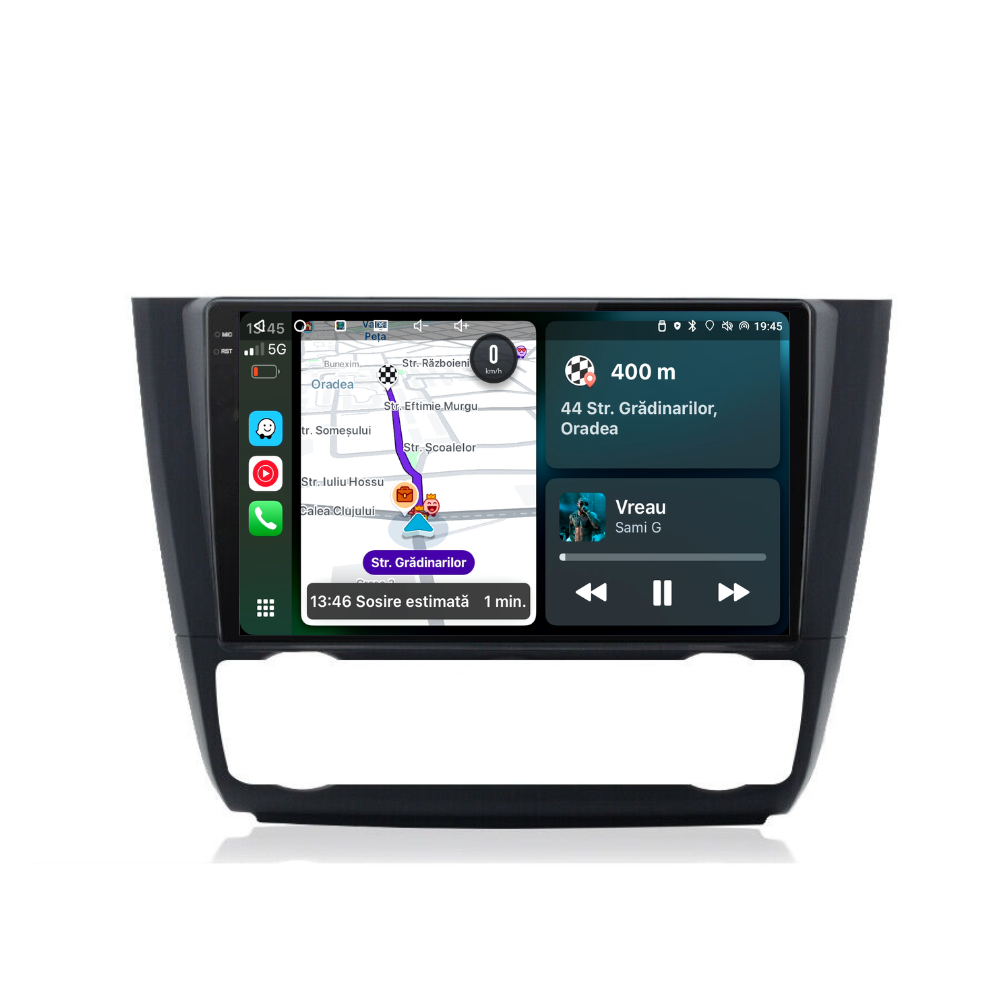 Navigatie Bmw Seria 1 E87 / E88 (2004-2011), Android, Ecran 2K, 8GB RAM 256GB, 8-core