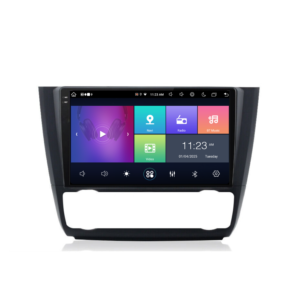Navigatie Bmw Seria 1 E87 / E88 (2004-2011), Android, Ecran 2K, 8GB RAM 256GB, 8-core