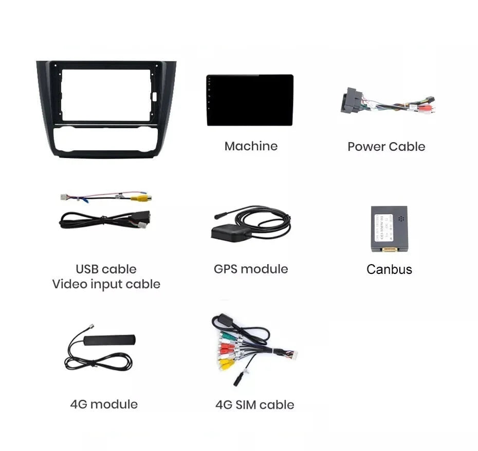Navigatie Bmw Seria 1 E87 / E88 (2004-2011), Android, Ecran 2K, 8GB RAM 256GB, 8-core