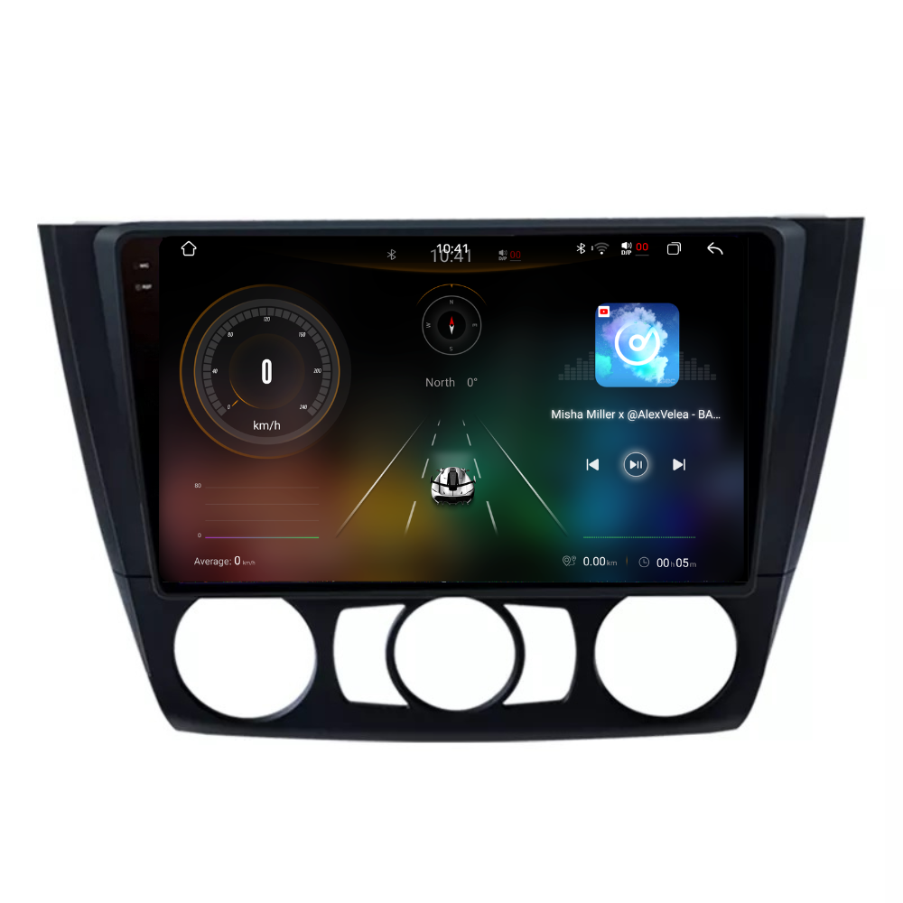 Navigatie Bmw Seria 1 E87 / E88 (2004-2011), Android, Ecran 9 inch 2K, 12GB RAM 256GB, 8-core
