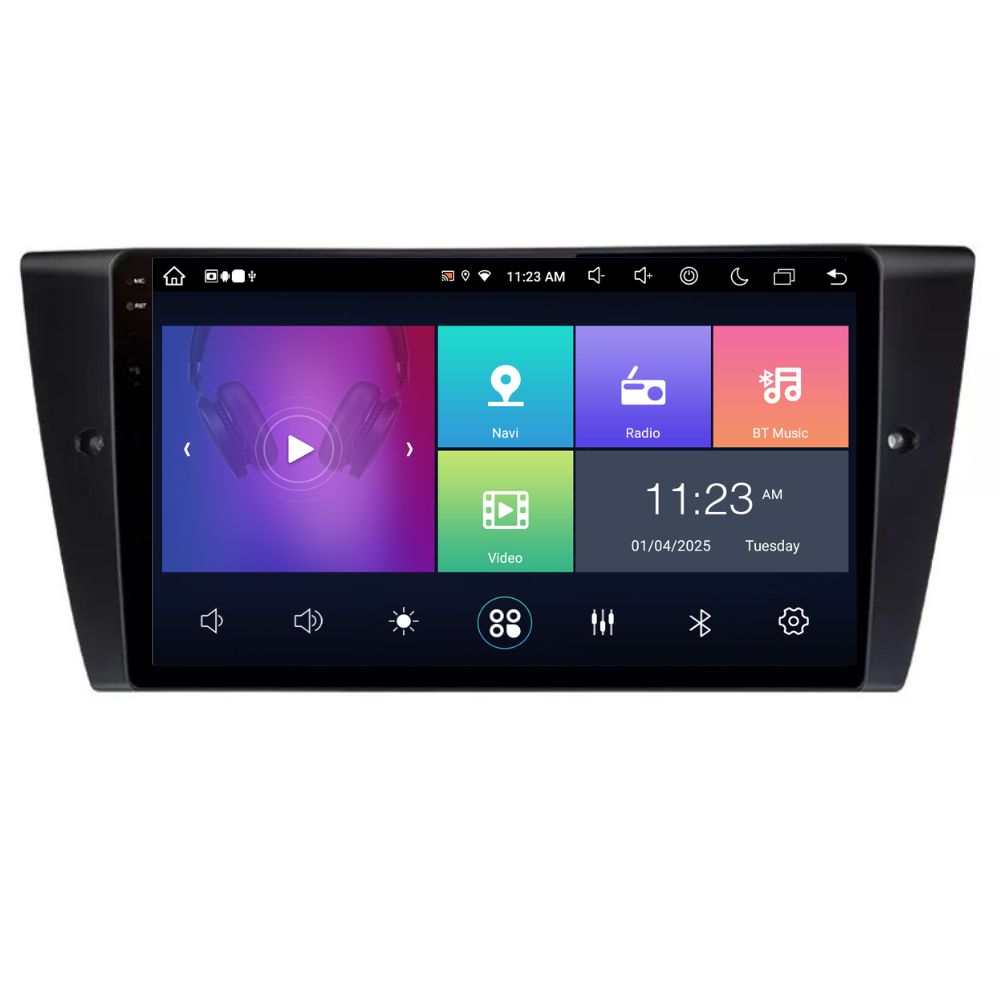 Navigatie BMW Seria 3 (2004-2012), Android, Ecran 2K, 8GB RAM 256GB, 8-core