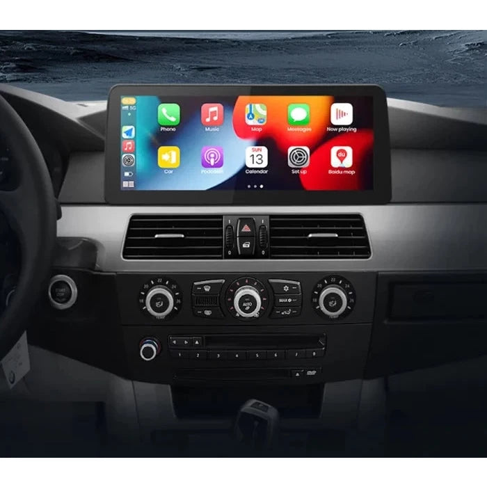 Navigatie BMW Seria 5 E60 (2009-2010), Android, 8GB RAM 256GB, Ecran 12.3 inch, 8-core, sistem CIC