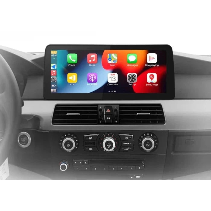 Navigatie BMW Seria 5 E60 (2009-2010), Android, 8GB RAM 256GB, Ecran 12.3 inch, 8-core, sistem CIC