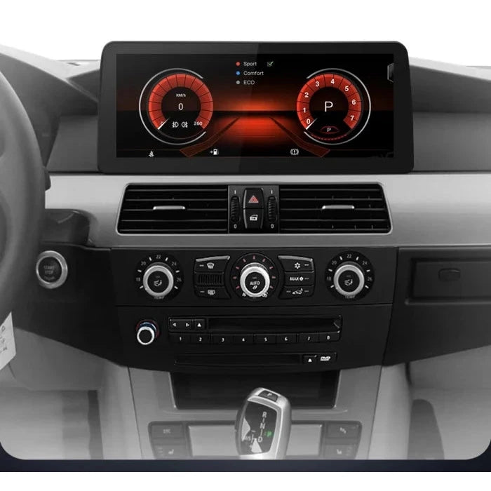 Navigatie BMW Seria 5 E60 (2009-2010), Android, 8GB RAM 256GB, Ecran 12.3 inch, 8-core, sistem CIC