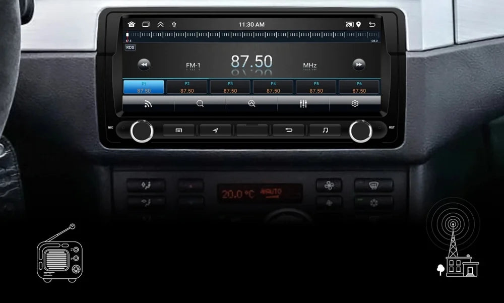 Navigatie Bmw seria 3 E46 (1998-2006), 2GB RAM 64GB, ecran 8.8 inch