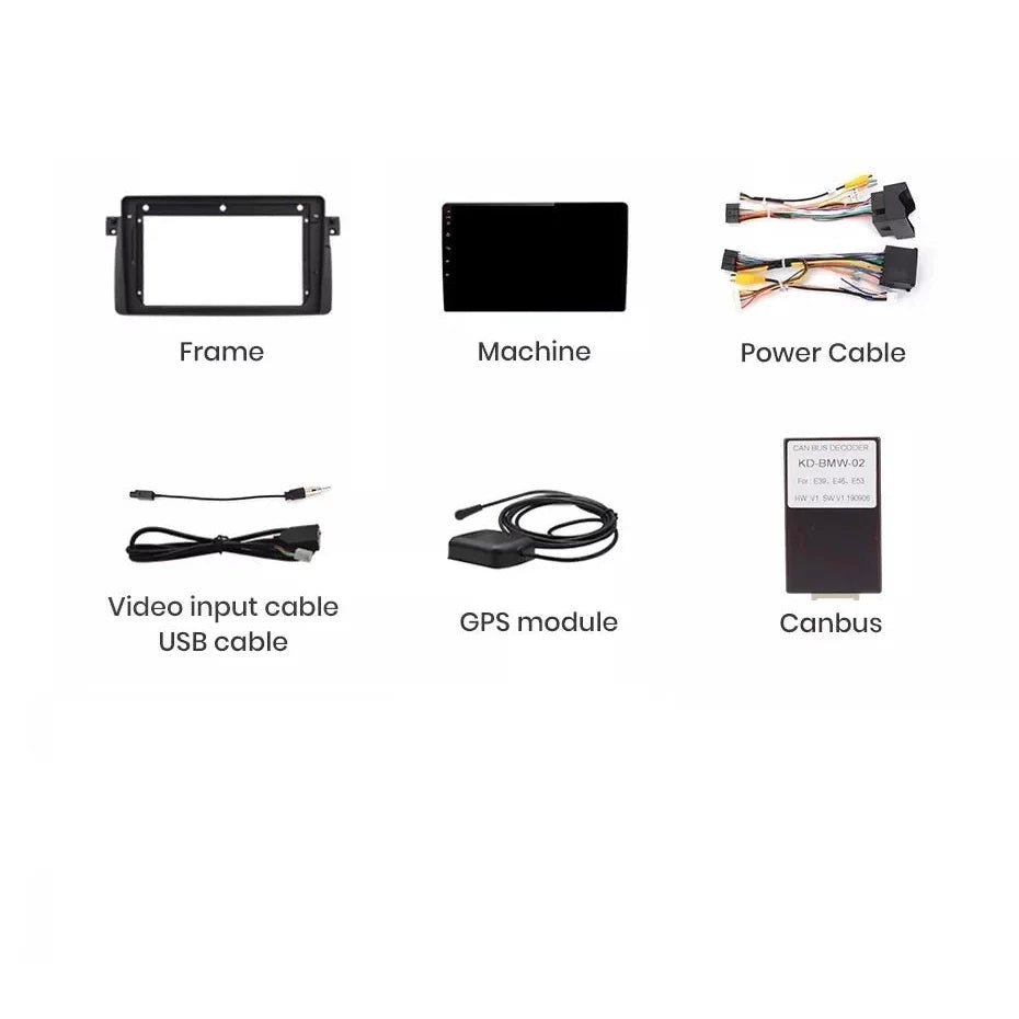 Navigatie BMW E46 (1998-2006), Android, Ecran 9 inch, 2GB RAM 32GB