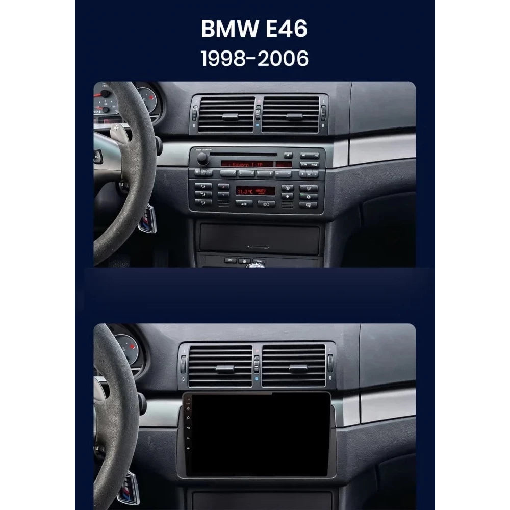 Navigatie BMW E46 (1998-2006), Android, Ecran 9 inch, 4GB RAM 64GB, 8-core