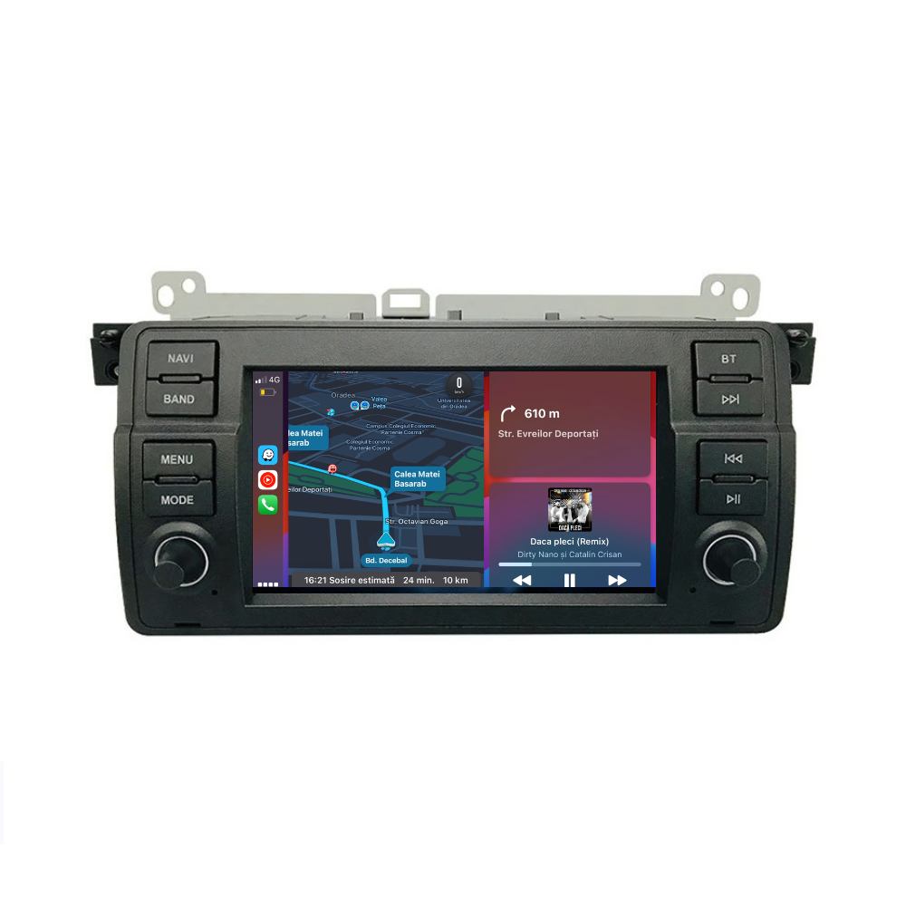 Navigatie Bmw seria 3 E46 (1998-2006), 4GB RAM 64GB, ecran 7 inch