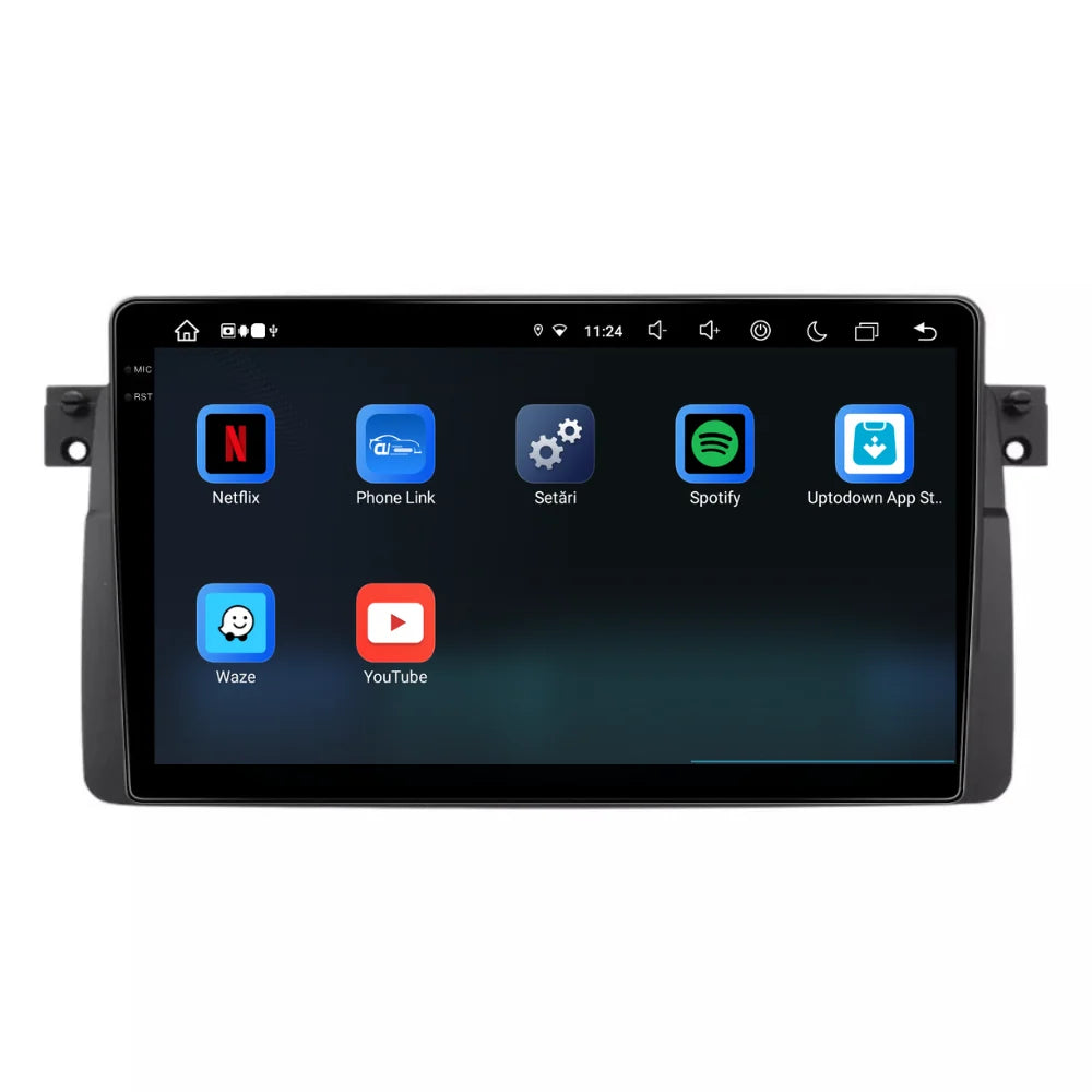 Navigatie BMW E46 (1998-2006), Android, Ecran 9 inch, 8GB RAM 258GB, 8-core