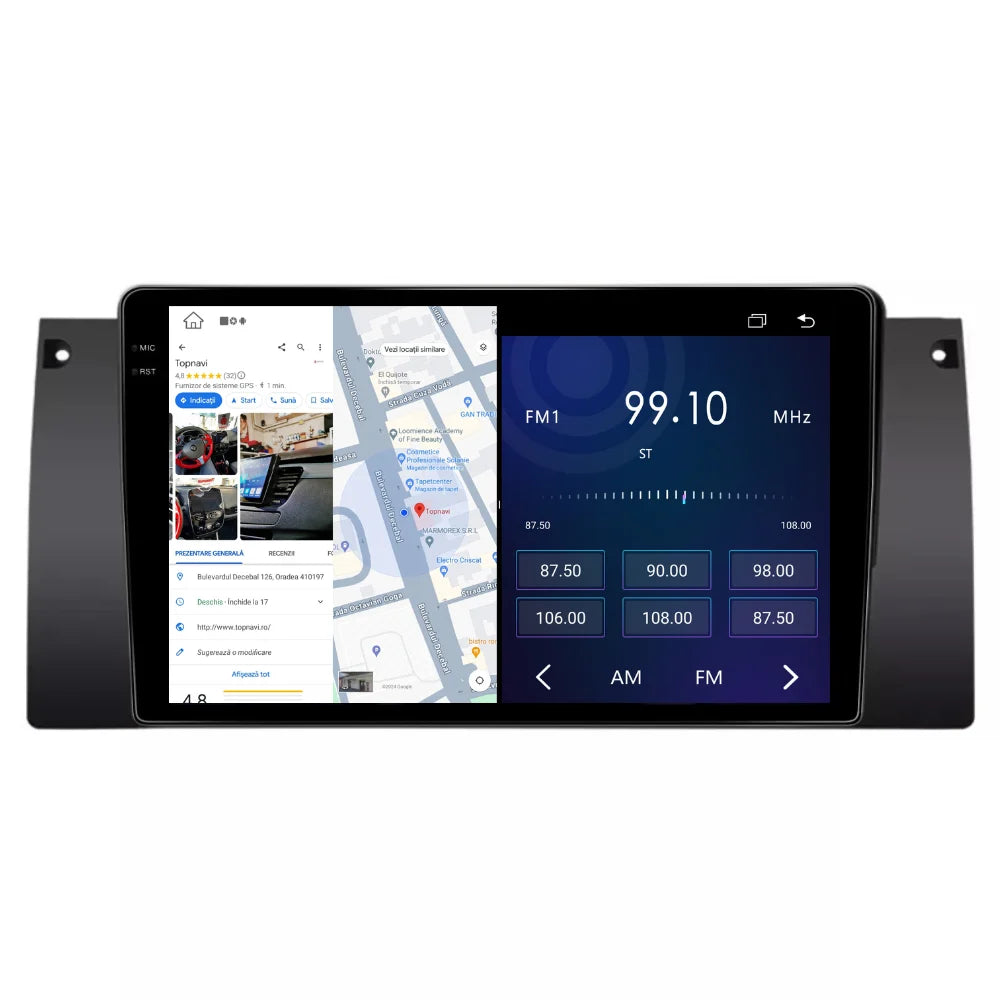 Navigatie Bmw seria 5 e39, Bmw X5 E53, Android 13,Ecran 2K, 4GB RAM 64GB, Octa Core, carplay /android auto