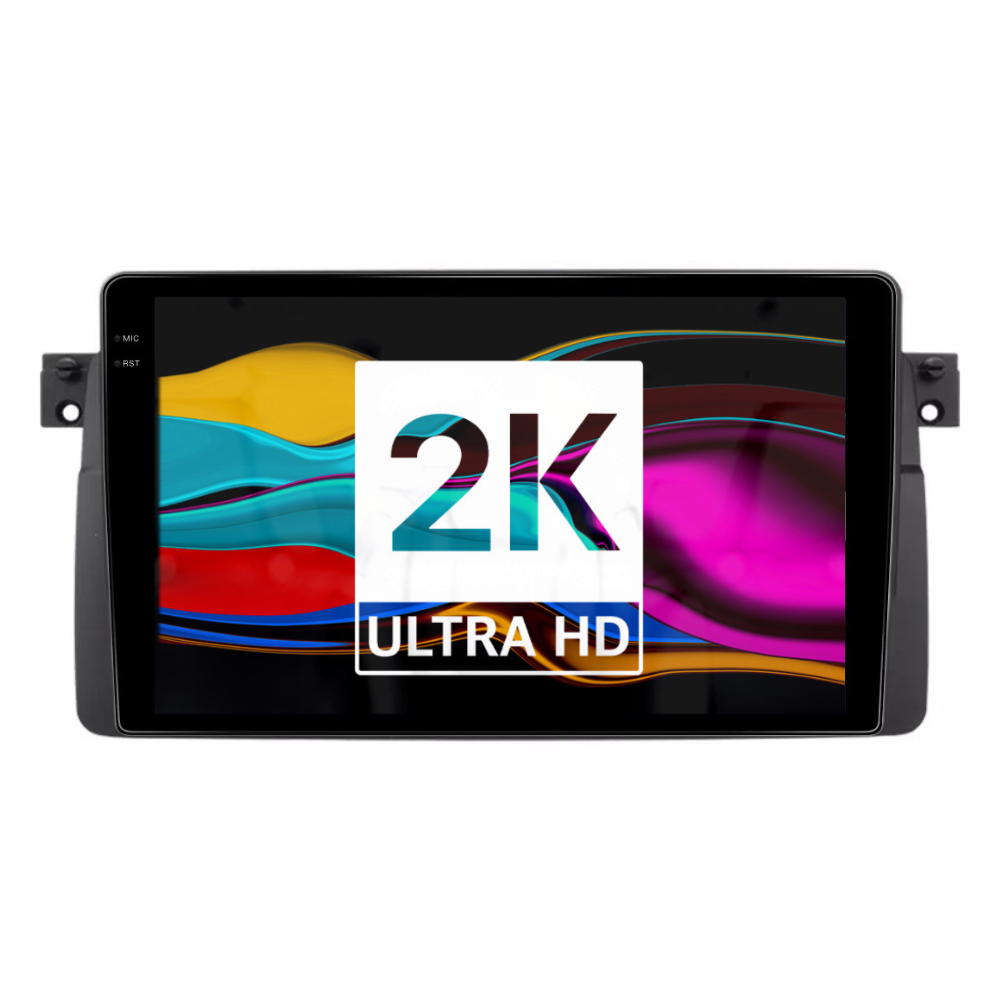 Navigatie Bmw seria 3 e46, Android 13,Ecran 2K, 8GB RAM 256GB, Octa Core, carplay /android auto